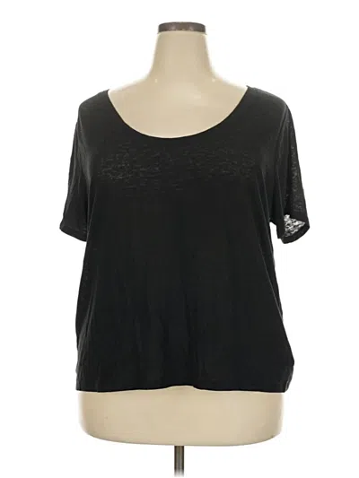 Pre-owned Gap Short Sleeve T-shirt In Black