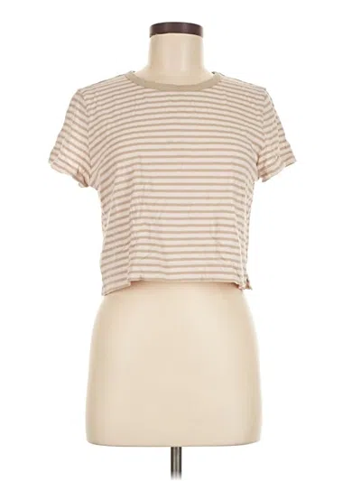 Pre-owned Gap Short Sleeve T-shirt In Brown