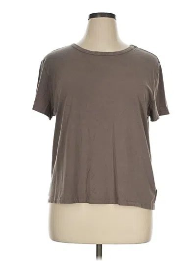 Pre-owned Gap Short Sleeve T-shirt In Brown