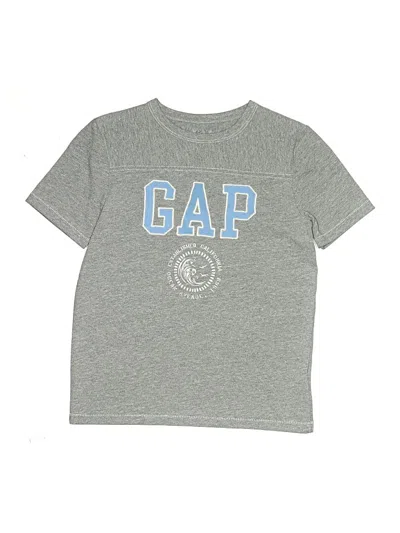 Pre-owned Gap Kids' Short Sleeve T-shirt In Gray