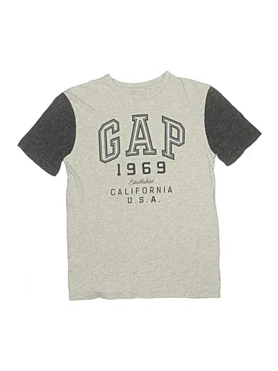 Pre-owned Gap Kids' Short Sleeve T-shirt In Gray