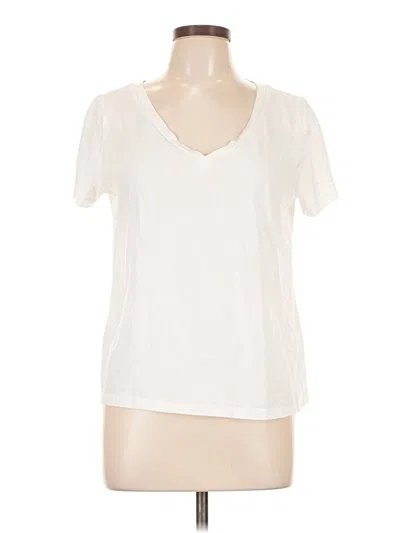 Pre-owned Gap Short Sleeve T-shirt In Ivory