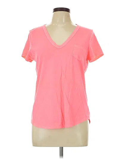 Pre-owned Gap Short Sleeve T-shirt In Pink