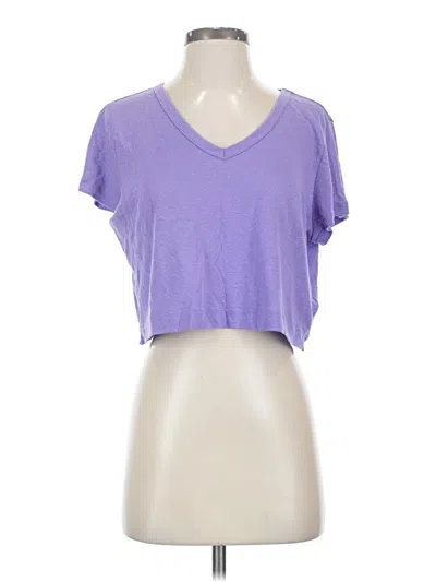 Pre-owned Gap Short Sleeve T-shirt In Purple