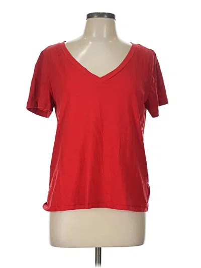 Pre-owned Gap Short Sleeve T-shirt In Red