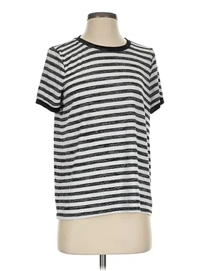 Pre-owned Gap Short Sleeve T-shirt In Silver