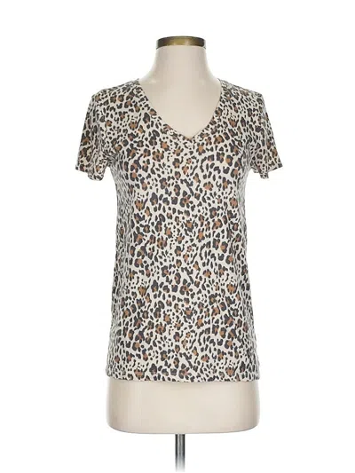 Pre-owned Gap Short Sleeve T-shirt In Tan