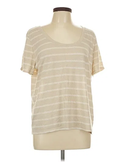 Pre-owned Gap Short Sleeve T-shirt In Tan