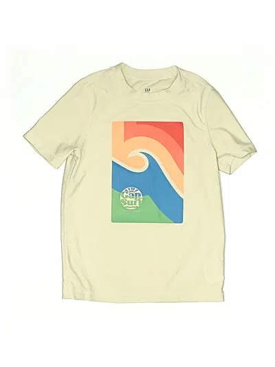 Pre-owned Gap Kids' Short Sleeve T-shirt In White