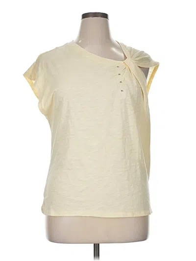 Pre-owned Gap Short Sleeve T-shirt In White