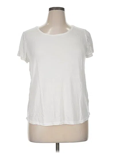 Pre-owned Gap Short Sleeve T-shirt In White