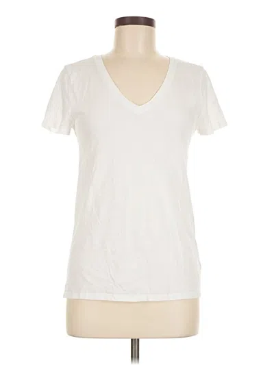 Pre-owned Gap Short Sleeve T-shirt In White
