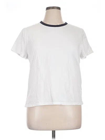 Pre-owned Gap Short Sleeve T-shirt In White