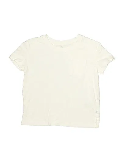 Pre-owned Gap Kids' Short Sleeve T-shirt In White