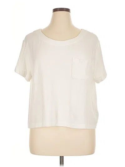 Pre-owned Gap Short Sleeve T-shirt In White