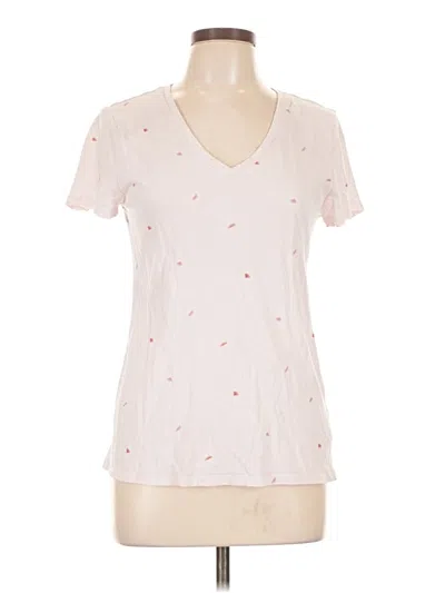 Pre-owned Gap Short Sleeve T-shirt In White