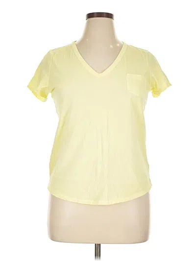 Pre-owned Gap Short Sleeve T-shirt In Yellow
