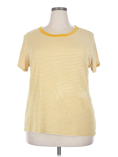 Pre-owned Gap Short Sleeve T-shirt In Yellow