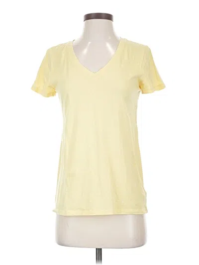 Pre-owned Gap Short Sleeve T-shirt In Yellow