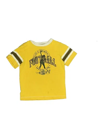 Pre-owned Gap Kids' Short Sleeve T-shirt In Yellow