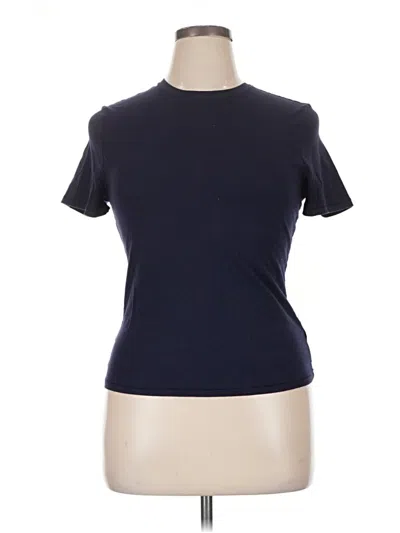 Pre-owned Gap Short Sleeve Turtleneck In Blue