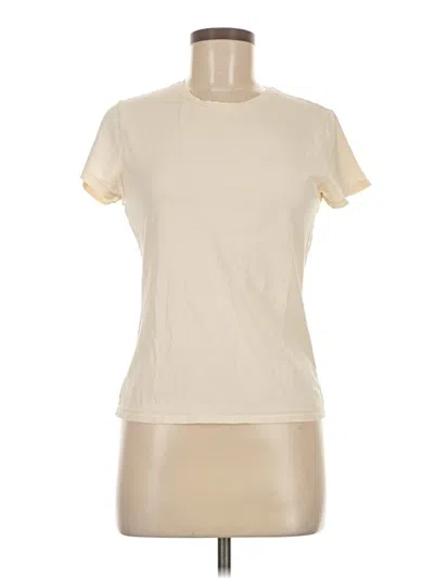 Pre-owned Gap Short Sleeve Turtleneck In White