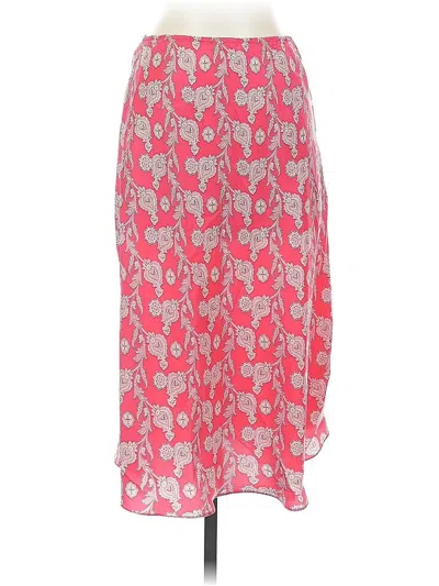 Pre-owned Gap Silk Skirt In Pink