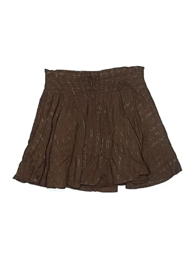 Pre-owned Gap Kids' Skirt In Brown