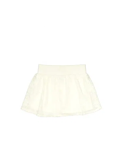 Pre-owned Gap Kids' Skirt In White