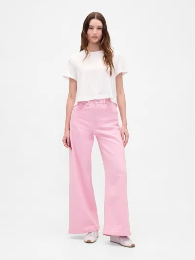 Gap Sky High Rise Stride Wide-leg Jeans