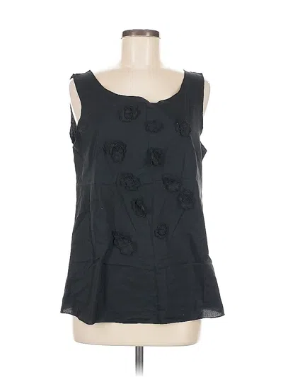 Pre-owned Gap Sleeveless Blouse In Black