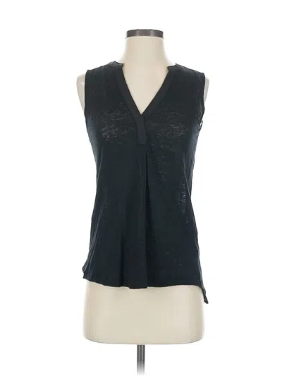 Pre-owned Gap Sleeveless Blouse In Black