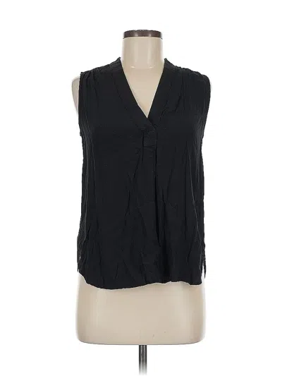 Pre-owned Gap Sleeveless Blouse In Black