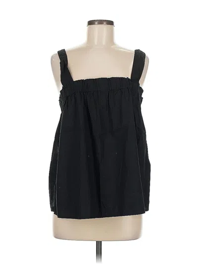 Pre-owned Gap Sleeveless Blouse In Black