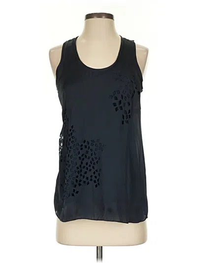 Pre-owned Gap Sleeveless Blouse In Black