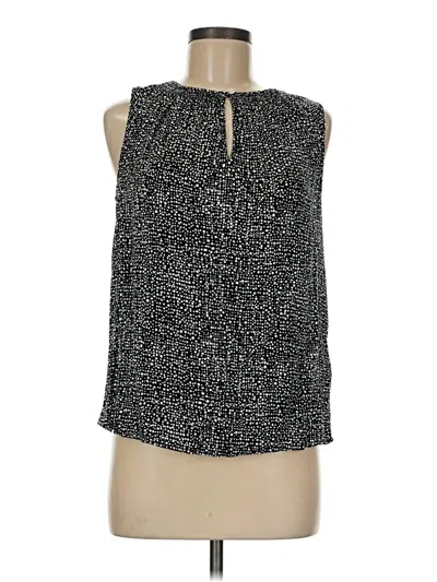 Pre-owned Gap Sleeveless Blouse In Black