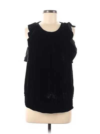 Pre-owned Gap Sleeveless Blouse In Black