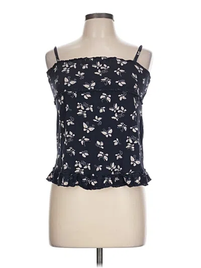 Pre-owned Gap Sleeveless Blouse In Black
