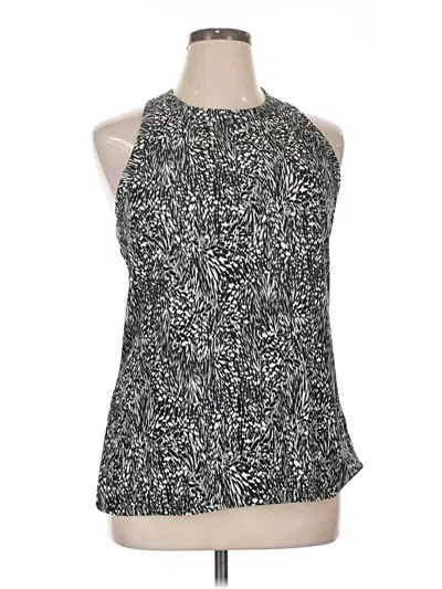 Pre-owned Gap Sleeveless Blouse In Black