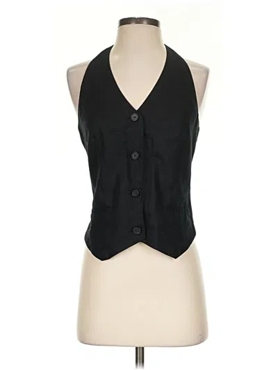 Pre-owned Gap Sleeveless Blouse In Black