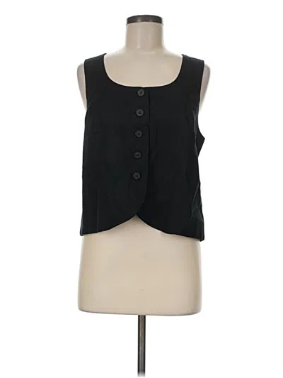 Pre-owned Gap Sleeveless Blouse In Black