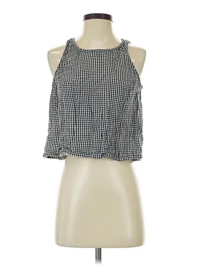 Pre-owned Gap Sleeveless Blouse In Black