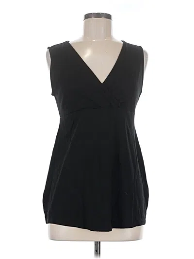Pre-owned Gap Sleeveless Blouse In Black