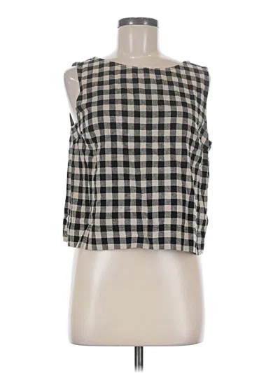 Pre-owned Gap Sleeveless Blouse In Black