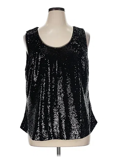 Pre-owned Gap Sleeveless Blouse In Black