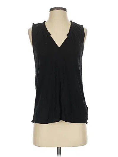 Pre-owned Gap Sleeveless Blouse In Black