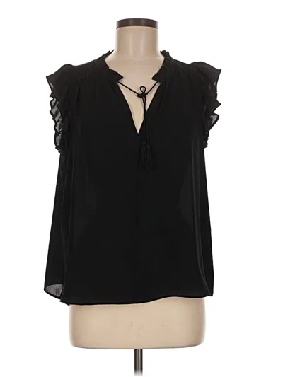Pre-owned Gap Sleeveless Blouse In Black