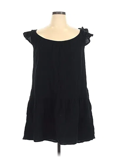 Pre-owned Gap Sleeveless Blouse In Black