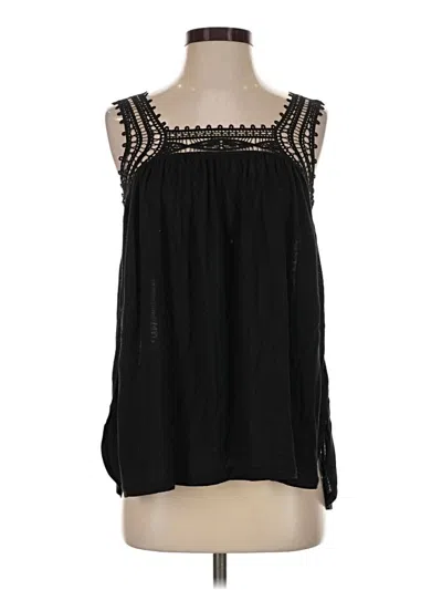 Pre-owned Gap Sleeveless Blouse In Black