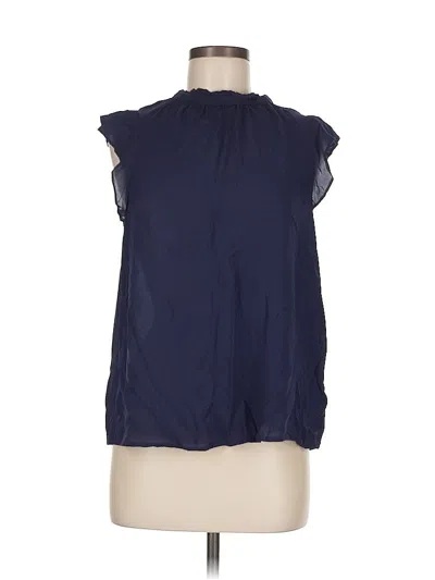 Pre-owned Gap Sleeveless Blouse In Blue